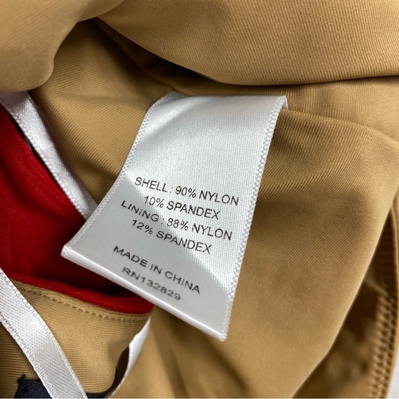 NEW Michael Costello Revolve Follie Gown Ruched Mesh Back Tie Sz XS Red - Picture 12 of 13